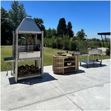360° Open-Fire Grill 304 Stainless Steel TAGWOOD - BBQ02SS