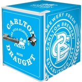 Carlton Draught 'Original' Logo Retro Mini Bar Fridge - BC46W-DRAUGHT-V2 