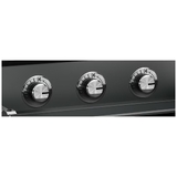 1200 Series 3 burner BBQ & Trolley, Black Enamel - BMG1230BB