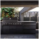 NG Gasmate Nova MK2 Graphite Outdoor Kitchen with Drawers and Storage Module - BQ29-MK2-NG-BUNDLE