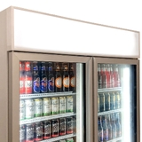 Schmick Upright 2 Door Commercial Glass Door Refrigerator - HUS-C10