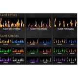 ORION 52" MULTI HELIOVISION FIREPLACE - OR52-MULTI/AU