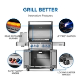 Napoleon Rogue PRO-S 525 IR Sizzle SS LPG