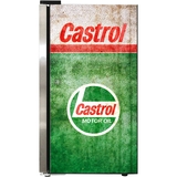 Castrol Schmick Vintage Fuel Pump Triple Glazed Alfresco Bar Fridge With LED Strip Lights -  SC88-FP-CASTROL  