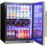 Schmick Quiet Running Front Venting Under Bench Solid Stainless Door Bar Fridge Model SK156L-SD