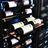Upright Slim Depth Quiet Running Glass Front 3 Zone Beer And Wine Fridge With 5 x LED Colour Options