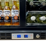 Schmick Under Bench Beer And Wine Dual Zone Bar Fridge - SK228D-B-HD