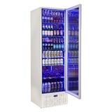 Schmick Classy Upright Heated Glass 1 Door Bar Fridge - Model SK422R-W-HD