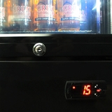 Castrol Fuel Pump Branded Skinny Upright Bar Fridge - SS-P160-FP-CASTROL