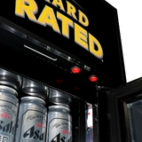 HARD RATED Branded Skinny Upright Bar Fridge - SS-P160-HR