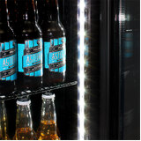 Branded Skinny Upright Bar Fridge With Police Box Design