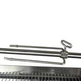 Extendable Charcoal Spit Roast Machine  - 25kgs meat capacity Motor from DIZZY LAMB - SSB-3060X