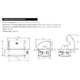 CROSSRAY 2 Burner Gas Drop in BBQ - TCS2-IBL - Display Unit