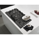 Artusi 90cm Natural Gas Cooktop Matte Black - AGH91MB