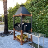 360° Open-Fire Grill Cold-roll steel - TAGWOOD - BBQ02SI