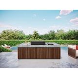 Built In Gas Side Burner with lid, Monument® - ProLine Series - BSW318DB