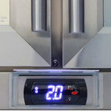 Rhino Glass 3 Door Alfresco Outdoor Bar Fridge All Stainless Energy Efficient Alfresco 330L