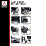 Hark "The Chubby" Offset Smoker - HK0536