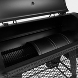 Hark Chubby Offset Smoker (BUNDLE) - Smoker & Cover - HK0540-BUN