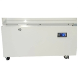 Upright Quiet Running Glass Door Bar Fridge Left Hinged - HUS-SC372LW