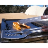 Man Law-BBQ - 3-Piece Premium Hardwood Handle BBQ Tools Set - MAN-H2