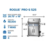 Napoleon Rogue PRO-S 525 IR Sizzle SS NG