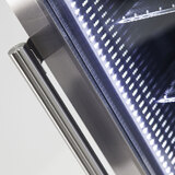 Ned Kelly Themed Alfresco Bar Fridge With Led Strip Lights, Lock and LOW E Glassd