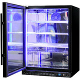 Schmick Quiet Running Front Venting Under Bench Heated Glass Door Bar Fridge Model 