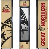 Great Northern Branded Skinny Upright Bar Fridge - SS-P160-GOLD-V2