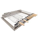 Stainless Steel Cyprus Grill Chain Driven Rotisserie BBQ (Made in Cyprus) - SSCG-9000F