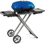 Napoleon Travel Q Scissor Leg Portable BBQ (Blue/Low Lid CAST) - TQ285-X-BL-1-AU