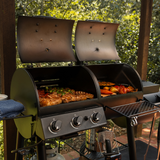 Oklahoma Joe’s® Canyon Combo Gas/Coal Offset Smoker