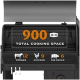 Oklahoma Joe's Tahoma® 900 Auto-Feed Charcoal Smoker & Grill W/ WI-FI