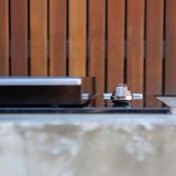 Artusi 104cm 4 Burner Built-In LPG Black Gloss BBQ - ABBQ1B