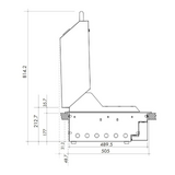 Artusi Roasting Hood Matte Black - ABHOODMB