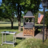 360° Open-Fire Grill Cold-roll steel - TAGWOOD - BBQ02SI