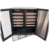 Bossworx Beer and Wine Dual Zone Alfresco Refrigerator - BOS180W2D