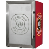Carlton Draught Tropical Glass Door Fridge - 80 Cans Left Hinged - EC68L-SSH-DRAUGHT 