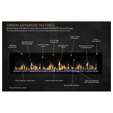 Modern Flames Orion 30" Slim Heliovision Built In Fireplace - OR30-SLIM-AU