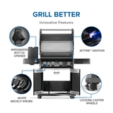 Napoleon Rogue PRO 525 IR Sizzle Black LPG