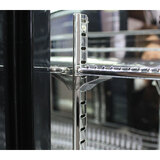 Rhino Black 1 Heated Glass Door Bar Fridge With Left Hinge Brand Parts And Low Energy Consumption - Model SG1L-B-HD