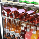 Schmick Quiet Running Front Venting Under Bench Black Glass Door Bar Fridge Heated Glass - Model SK126R-B-HD