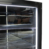 Schmick Quiet Running Front Venting Under Bench Glass Door Bar Fridge Heated Glass Model SK126R-HD