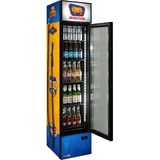 Golden Fleece Fuel Pump Branded Skinny Upright Bar Fridge - SS-P160-FP-FLEECE