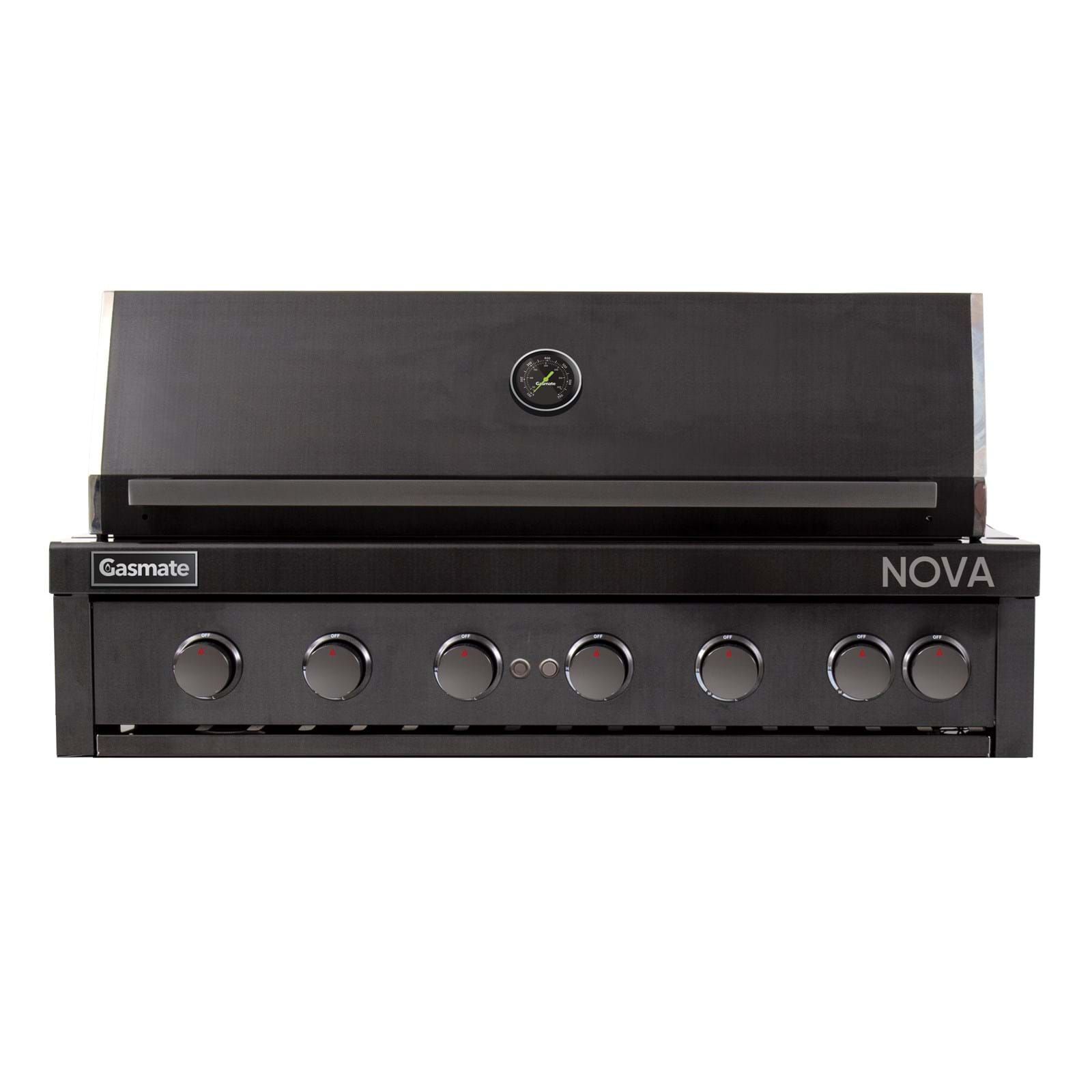 Gasmate Nova MK2 Graphite 6 Burner Classic Built-In BBQ - NG