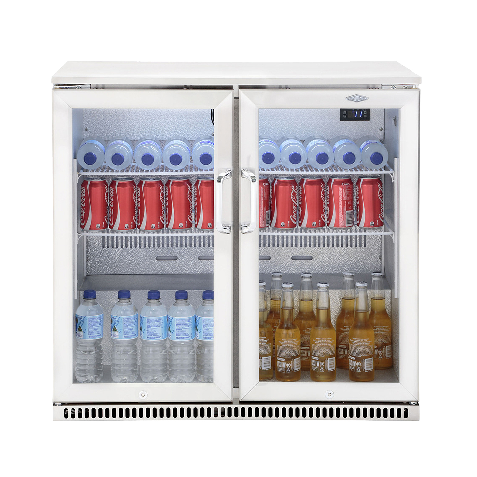 Beefeater Stainless Steel Double Door Bar Fridge