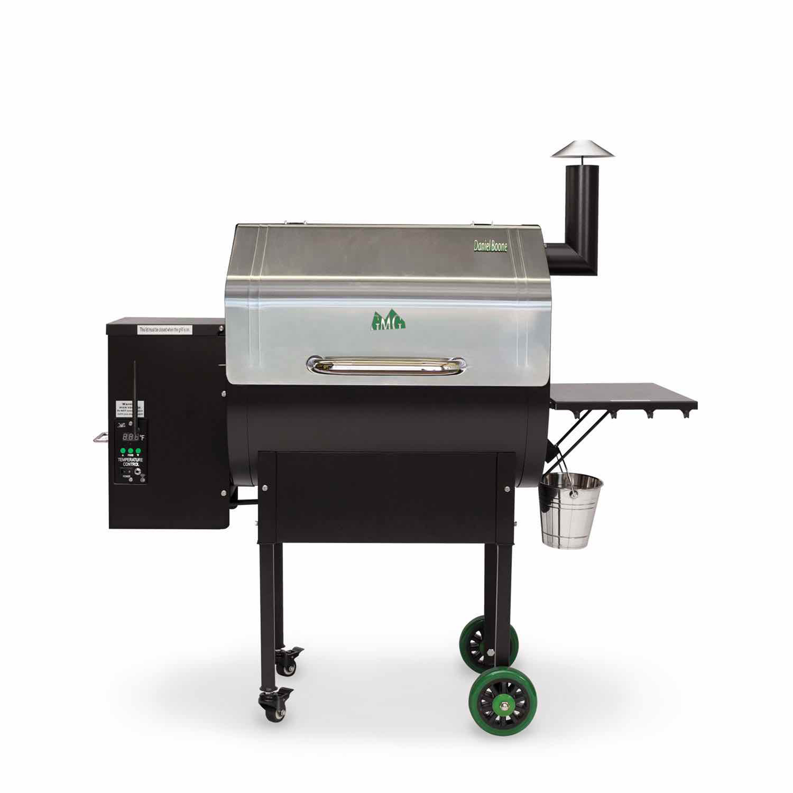 Green Mountain Grill Daniel Boone WiFi Pellet Grill, Stainless Steel