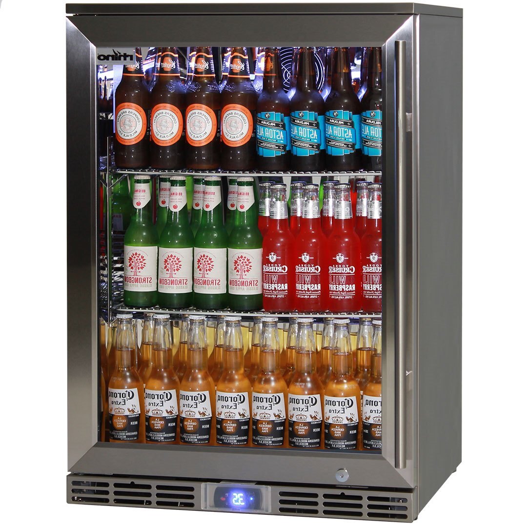 Rhino Alfresco Kitchen Glass Door Outdoor Bar Fridge 138L