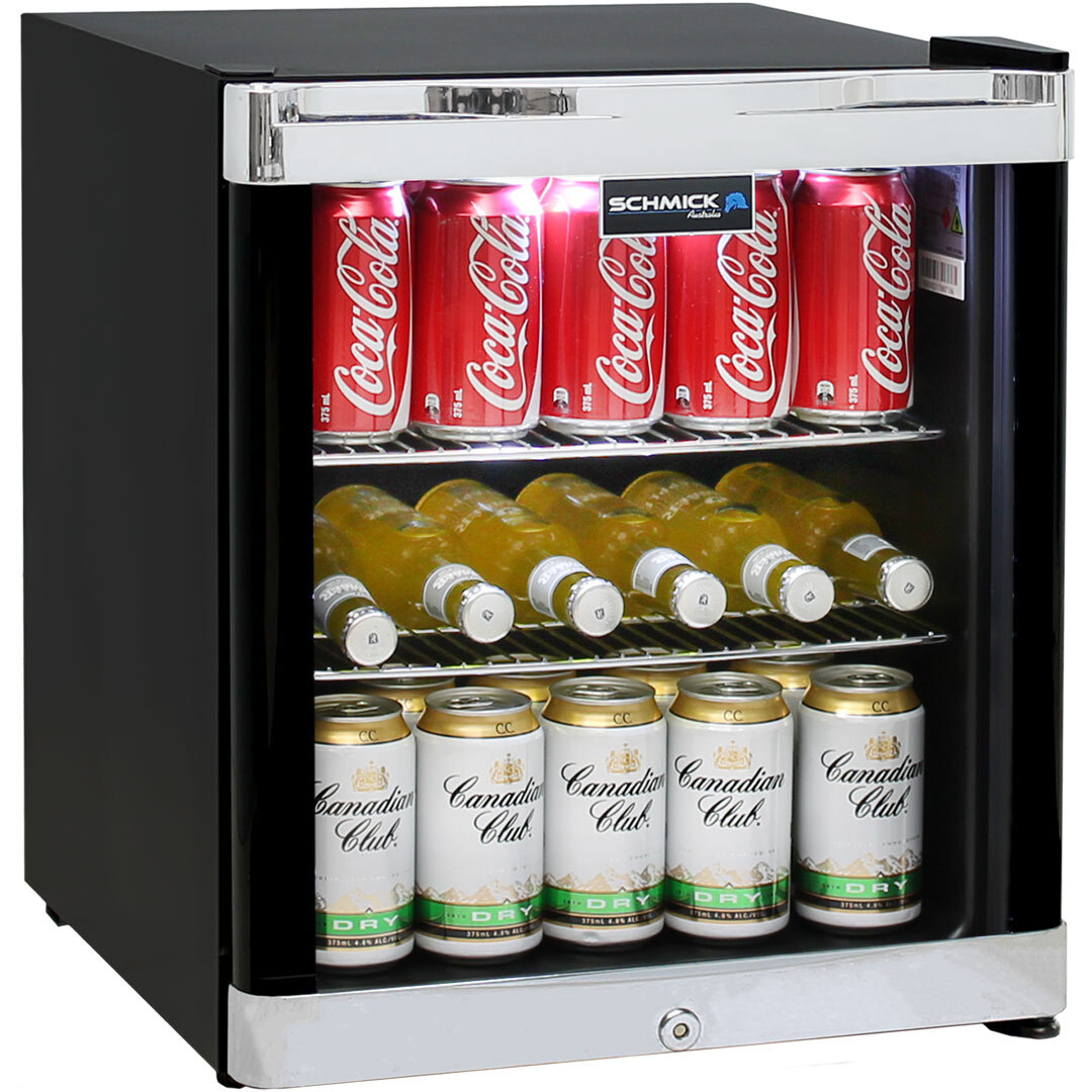 Schmick Tropical Glass Door Mini Bar Fridge 50Litre