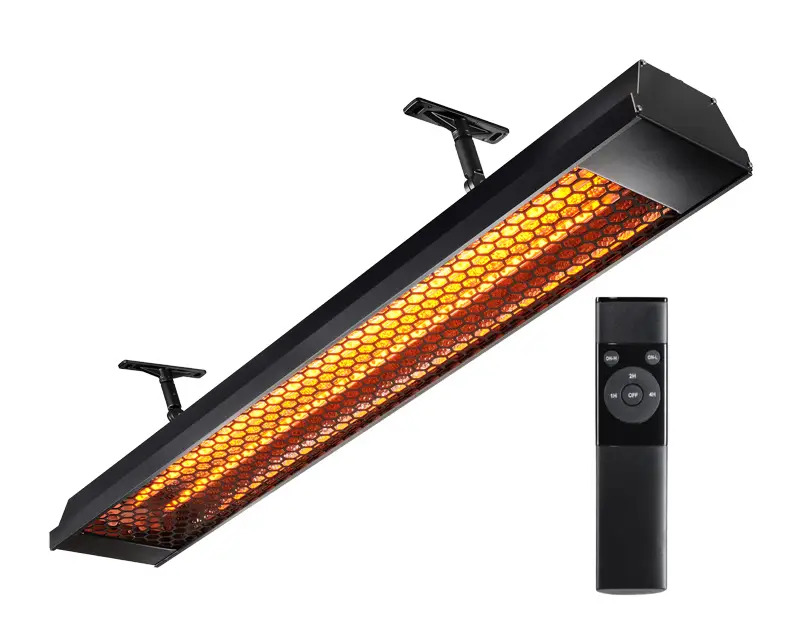 HEATSTRIP (2400W, 240V, 50Hz, 10A) Max DCR Infra-red Electric Radiant Heaters With Remote - THX2400DCR